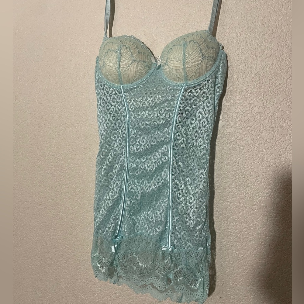 baby blue lingerie